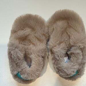 Cozy Brown Kids Slippers